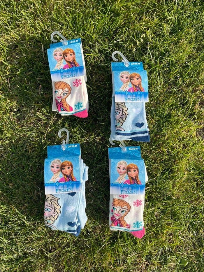 4 paires de collants reine des neiges 24/36 modo