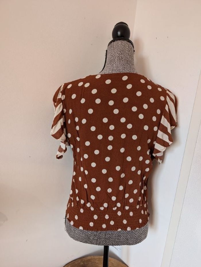 Blouse à pois