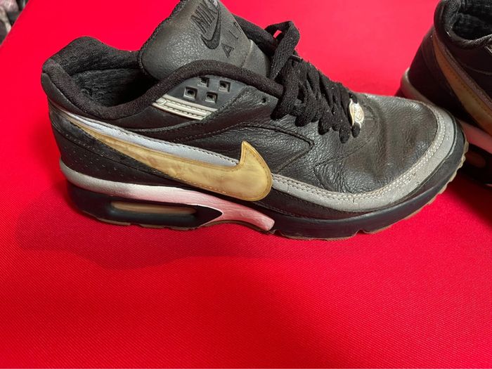 Baskets chaussures Nike Air Max rétro vintage 38.5 noir gris - photo numéro 6