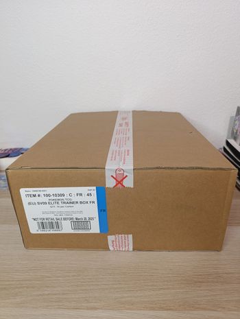 Case ETB pokémon Aventure Ensemble EV09 français scellé