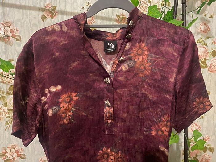 Robe bordeaux la fée maraboutée - photo numéro 2