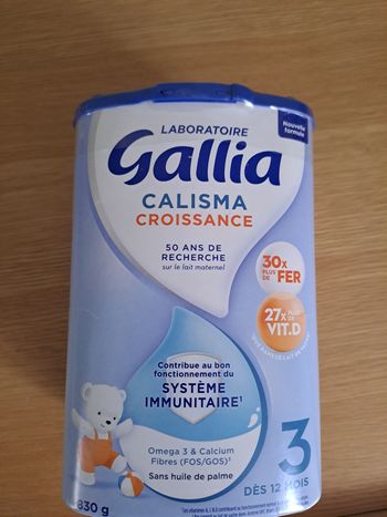 Lait Gallia 3ème âge