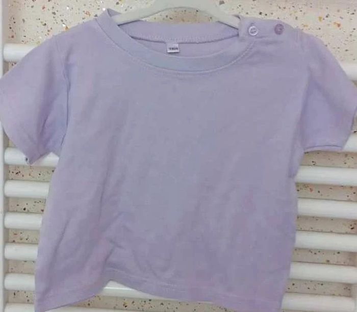 Teeshirt manche courte parme Taille 18 mois - photo numéro 2