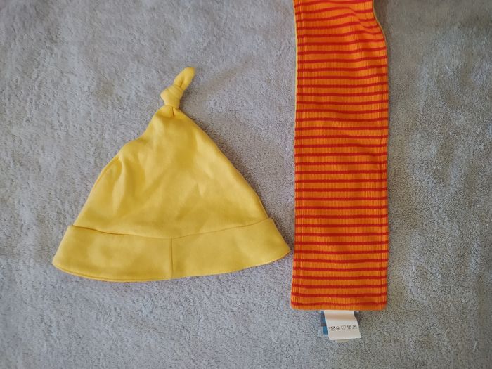 Bonnet et écharpe Jaune chat - photo numéro 3