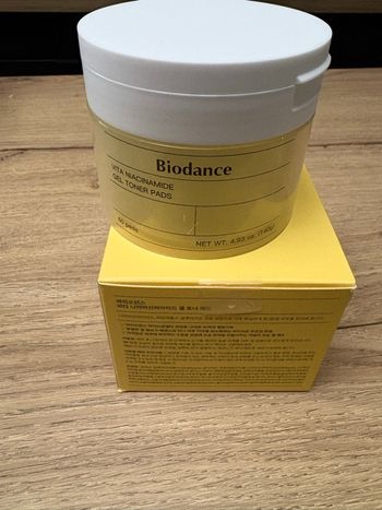 Soins visage disque  coréen Biodance Vita Niacinamide Gel Toner Pads  