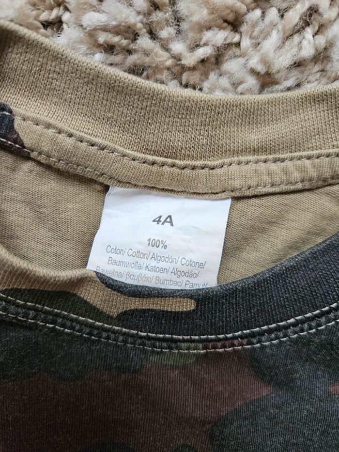 Tee-shirt militaire 4ans - photo numéro 2