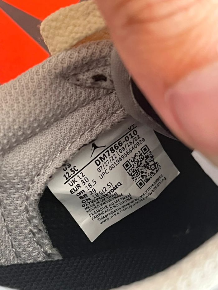 Travis Scott X Air Jordan 1 Rétro Low Black Phantom - photo numéro 6