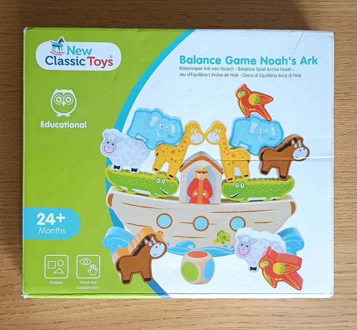 Jeu en bois d'équilibre l'Arche de Noé New Classic Toys 2 ans + - photo numéro 2