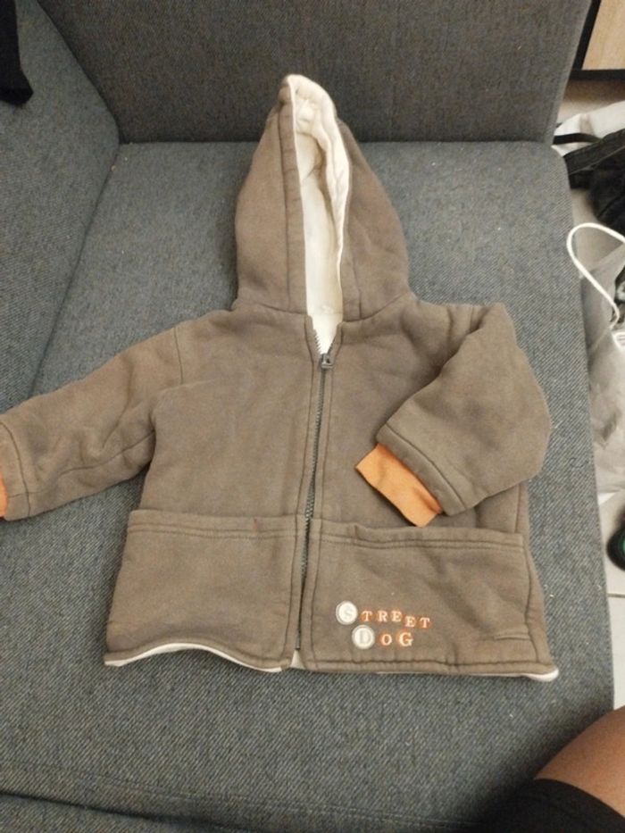 Veste à capuche 18 mois