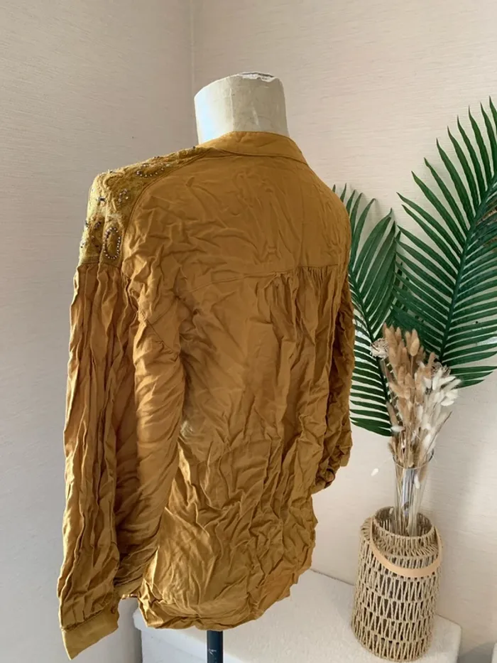 Jolie blouse avec dentelle femme - photo numéro 4