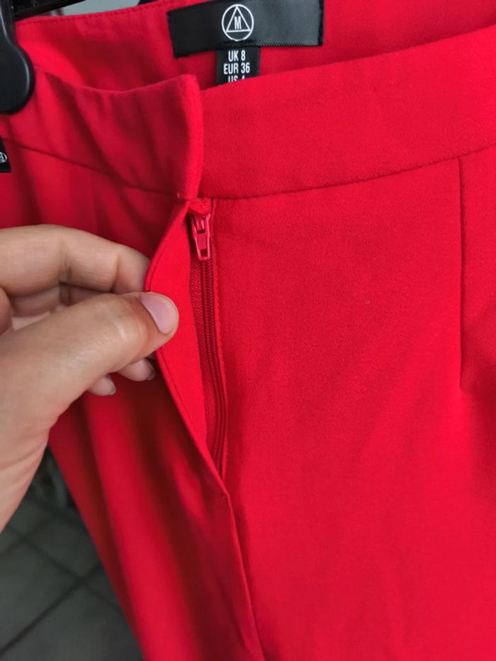 Pantalon rouge missguided 36 - photo numéro 4