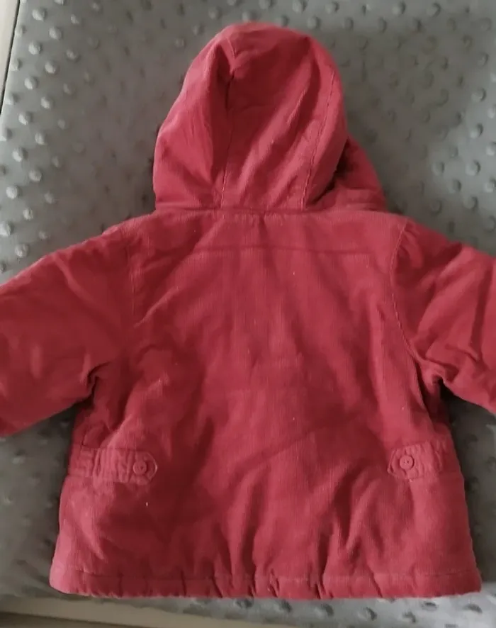 Manteau chaud bébé fille 3 mois - photo numéro 2