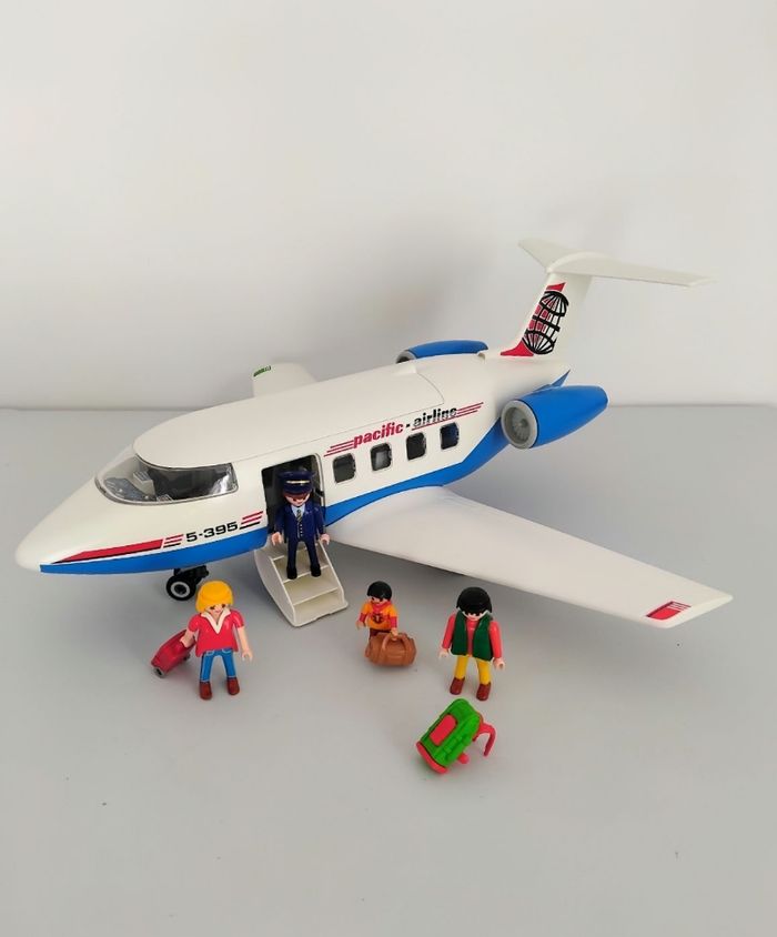 PLAYMOBIL Avion Pacific Airline et Bonhommes ✈️