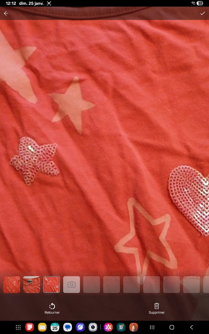 T-shirt manches longues long. 10 ans. Gf 70 - photo numéro 3