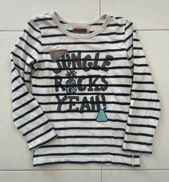 T-shirt manches longues à rayures