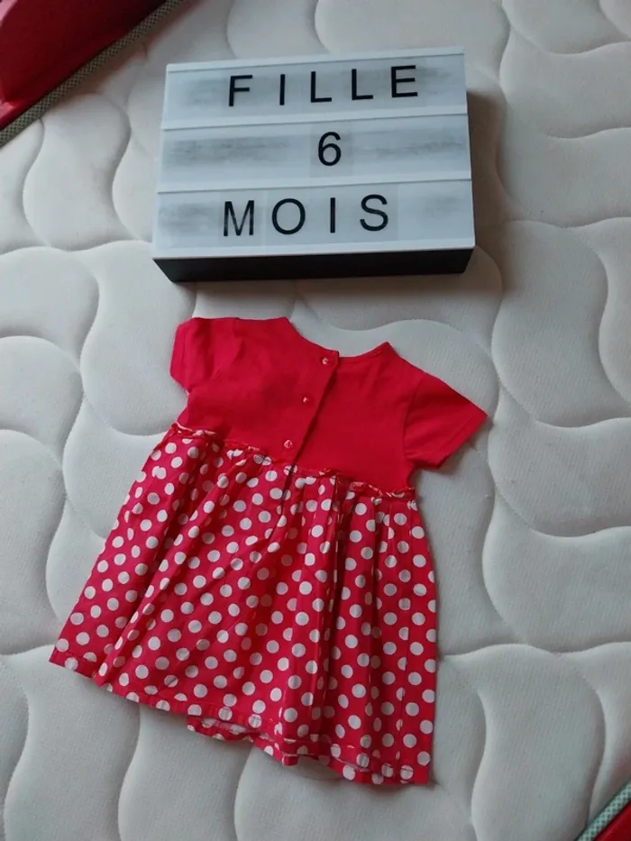 Tunique manche courte fille 6 mois - photo numéro 2