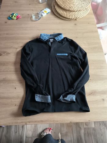 Polo manches longues stretch