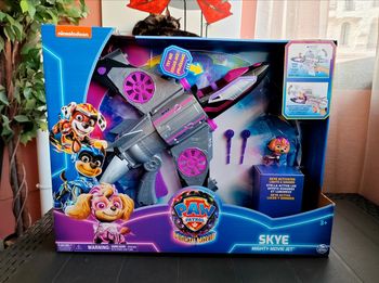 Grand Avion Jet - La Pat Patrouille, Skye/Stella - Paw patrol ( 40cm )