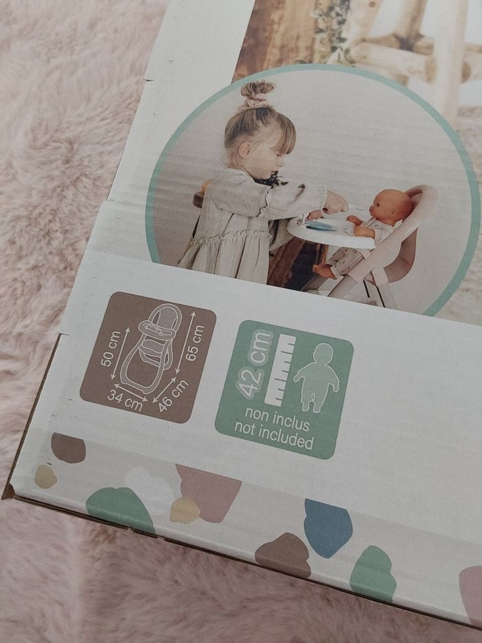 Chaise Haute pour poupon Baby Nurse - neuve - photo numéro 2