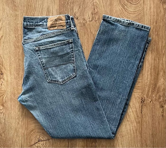 Jean/pantalon bleu Levi's Signature pour femme, taille W 34 L 30 (44 taille française) - photo numéro 2
