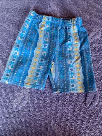 cycliste imprimé bleu 6 ans