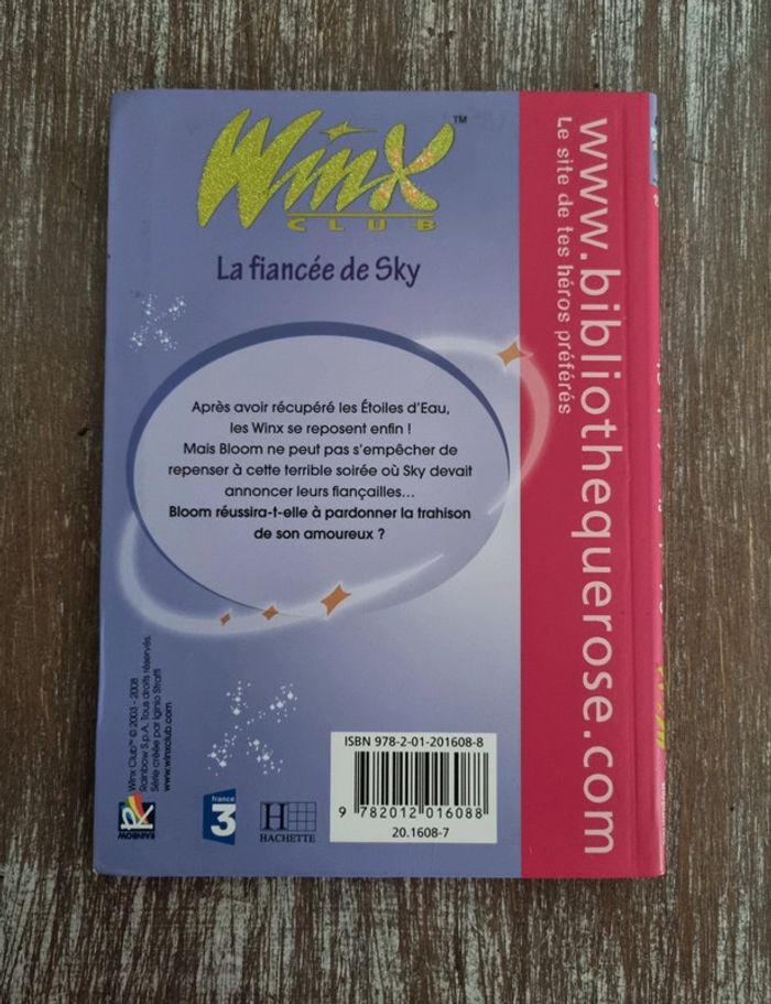 Bibliothèque rose WinX la fiancée de sky - photo numéro 3