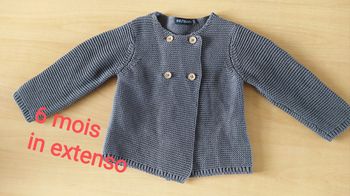 Gilet 6 mois in extenso