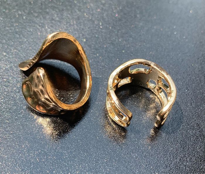 Lot 2 bagues ajustables neuves - photo numéro 3