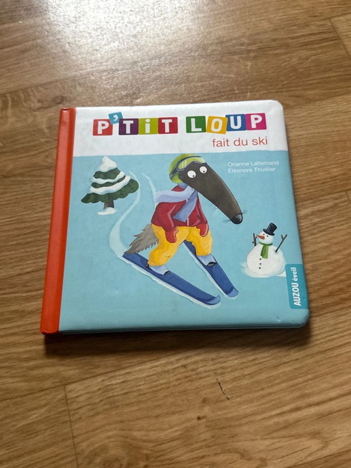 Livre P’tit Loup fait du ski