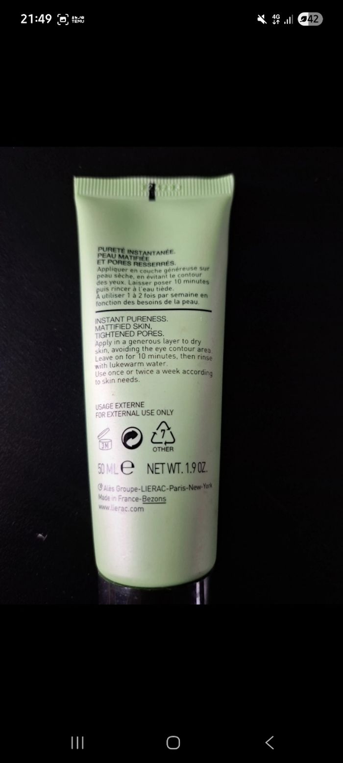 Masque visage - photo numéro 2