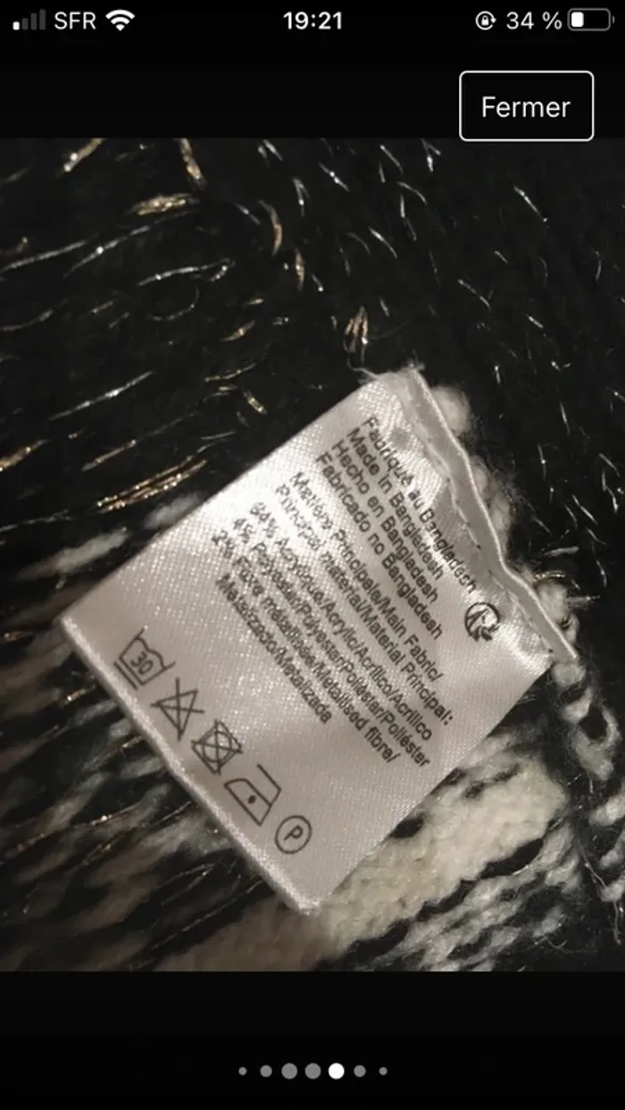 Superbe poncho en excellent état proche du neuf en 38/40 tout chaud - photo numéro 4