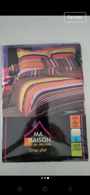 Drap lit 2 personnes