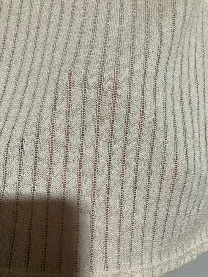 Top sans manches col roulé beige H&M XS – Très bon état - photo numéro 6