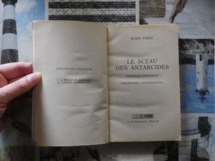 Le sceau des Antarcidès T3 Chroniques d'Antarcie d'Alain Paris Ed. Fleuve Noir Anticipation 1549 - photo numéro 4