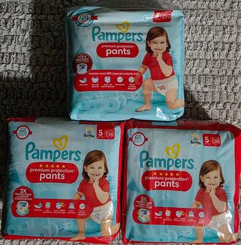 Couches Pampers premium protection Pants taille 5