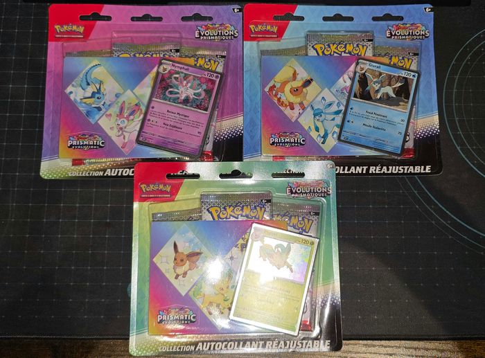 ARSET Tripack Pokemon EV8.5 Evolution prismatique Neuf