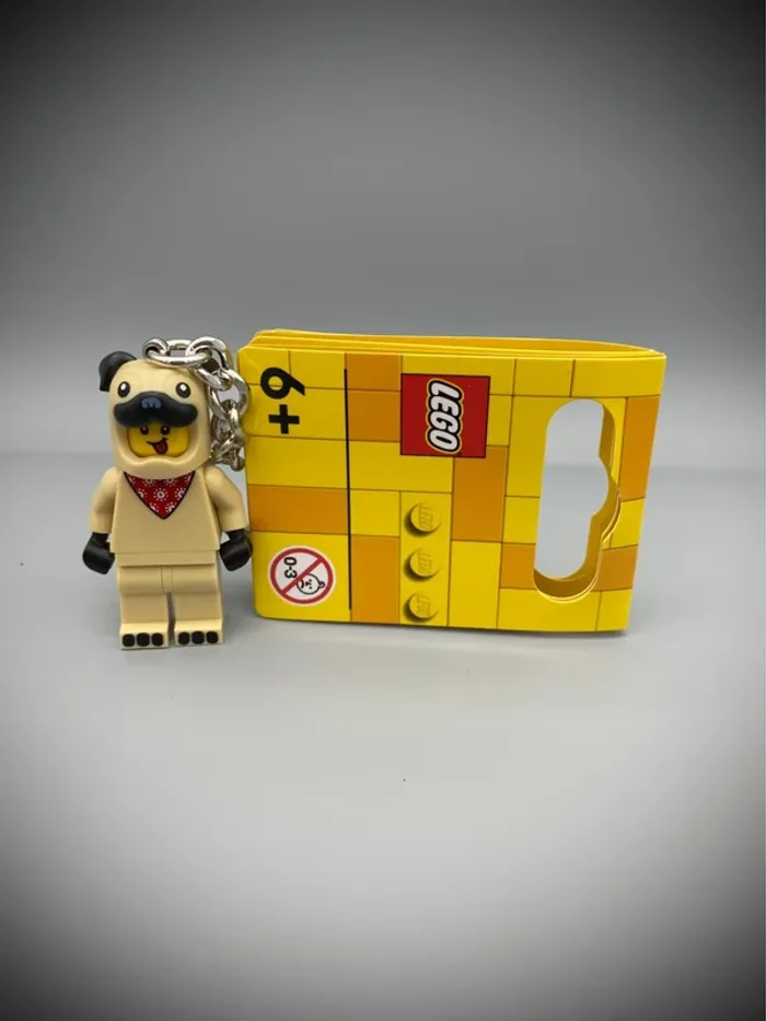 Porte-clés LEGO 854158 - Le Garçon Bouledogue Français - Neuf