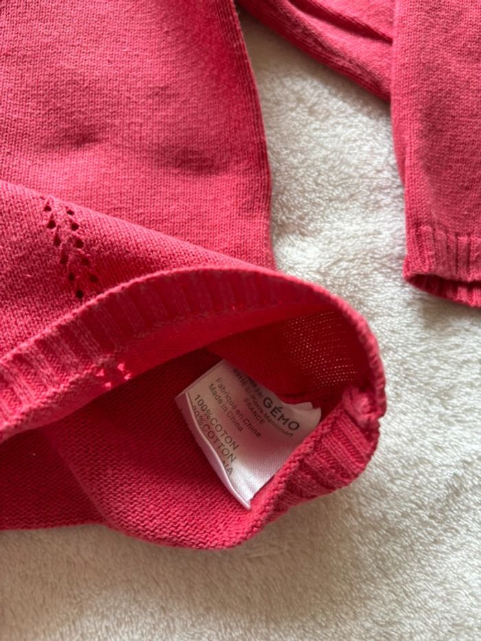 Gilet rouge mini adele 12 mois - photo numéro 3