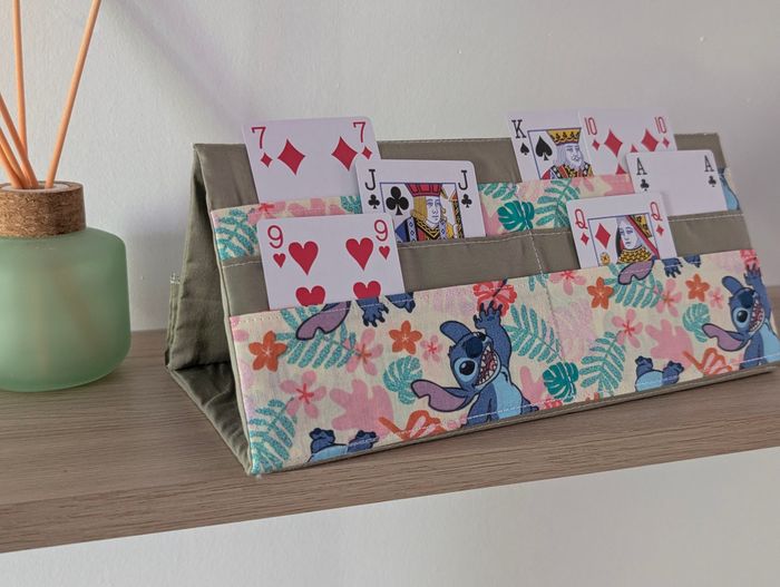 Porte cartes de jeu modèle stitch - photo numéro 4