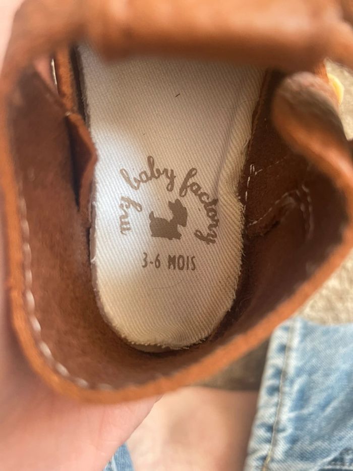 Chaussures cuir 0-6 mois - photo numéro 2