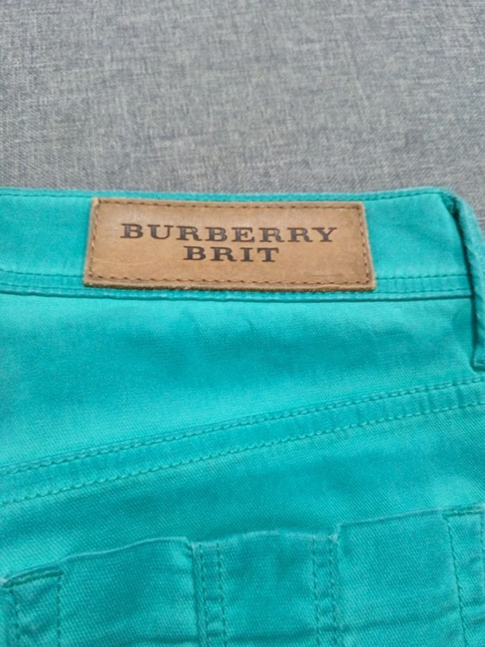 C63 pantalon turquoise Burberry W29 - photo numéro 4