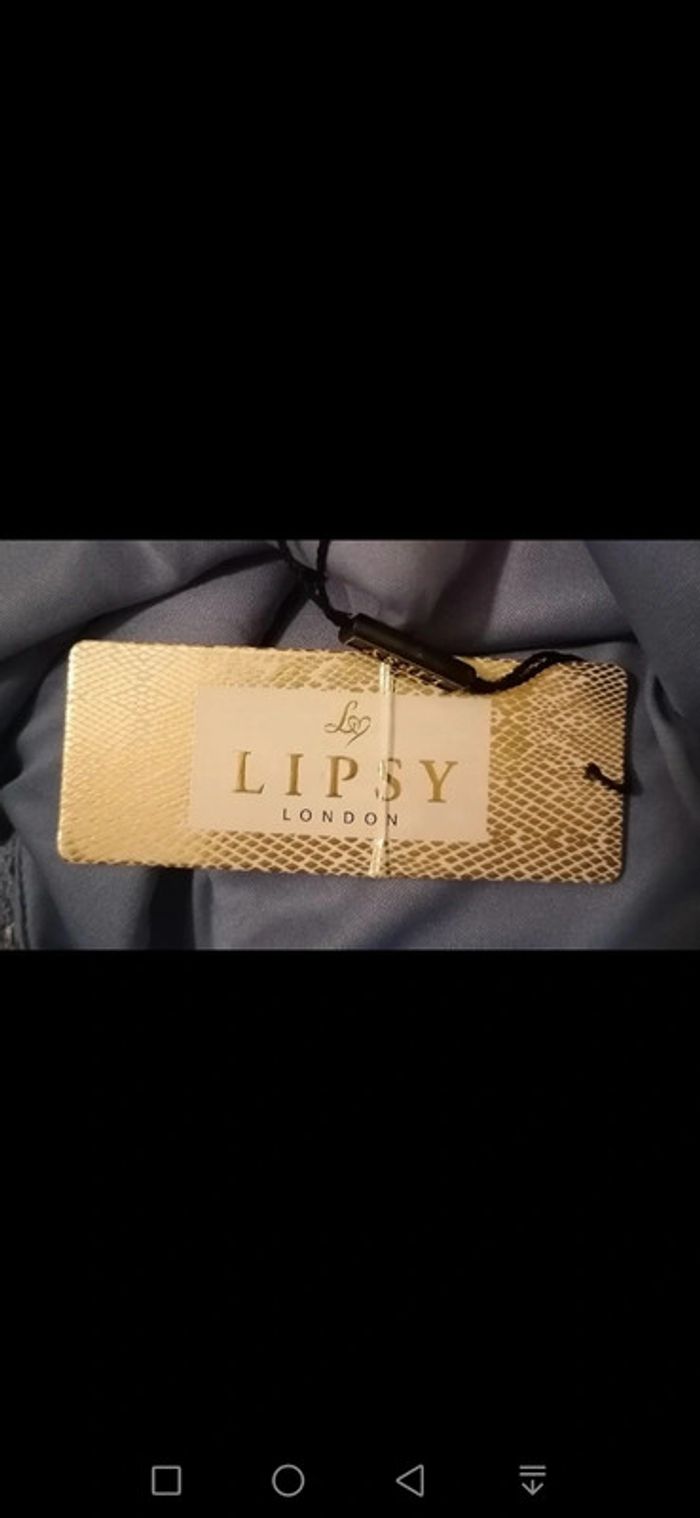 Robe chic en dentelle bleu blanc Taille L Lipsy London - photo numéro 12