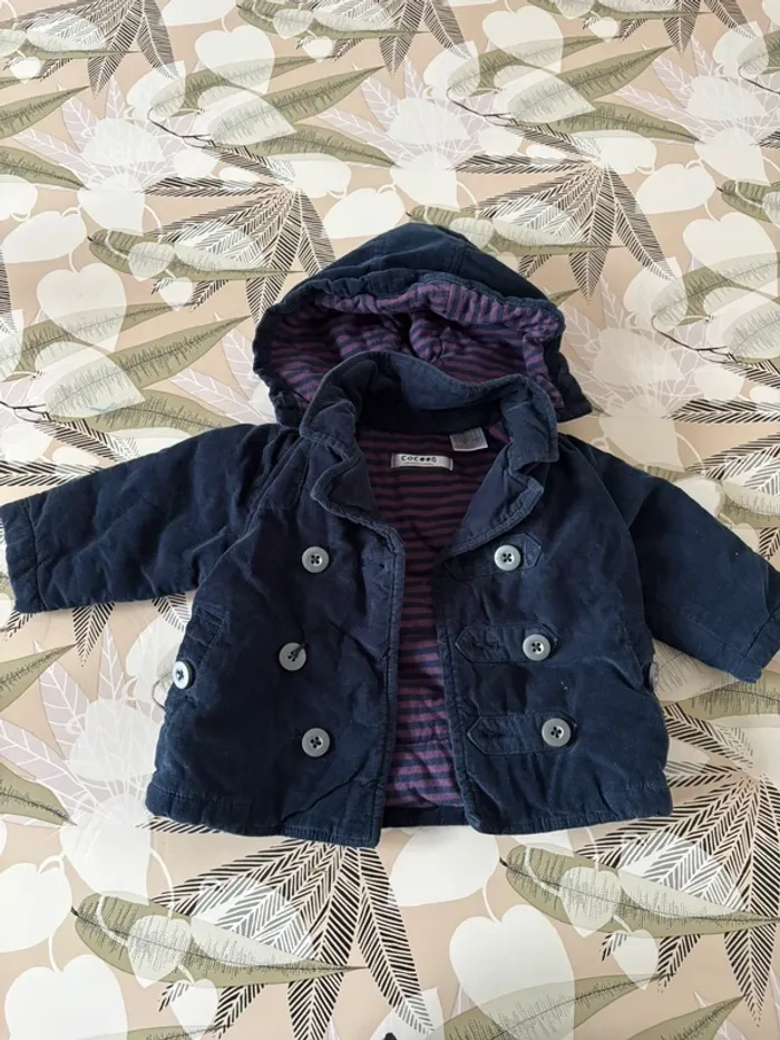 Manteau avec capuche détachable