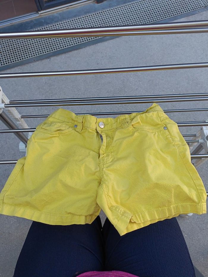 Short jaune 14 ans la Halle