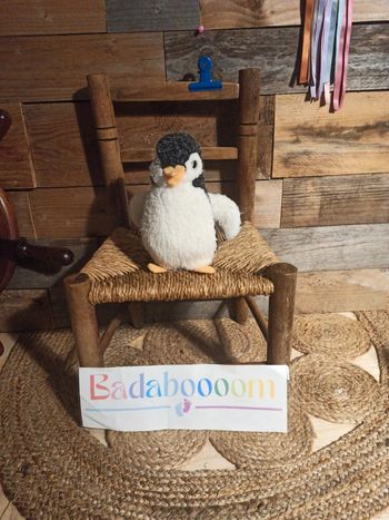 Peluche pingouin vintage Boulgom tbe