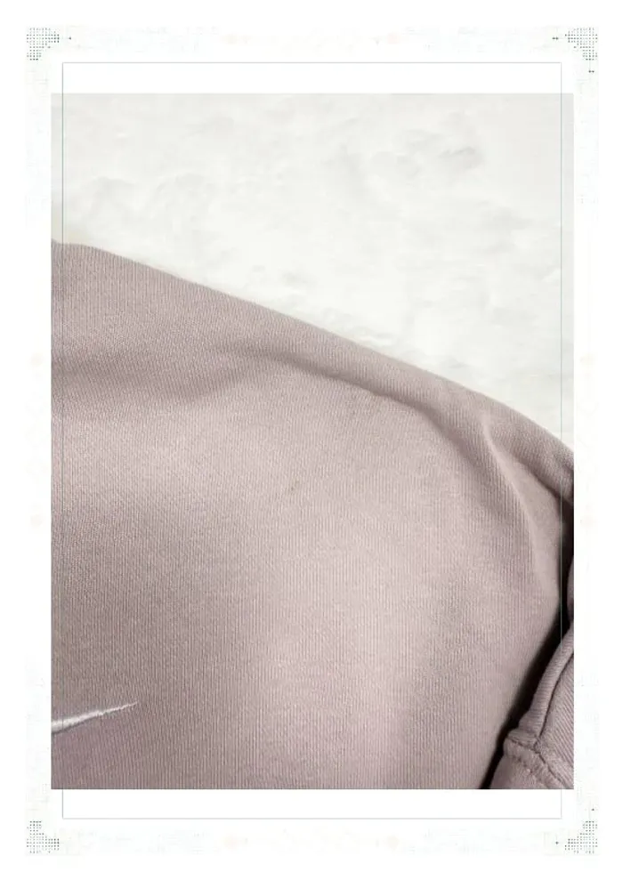 Nike pull crop top coupe large rose femme taille S coton - photo numéro 12