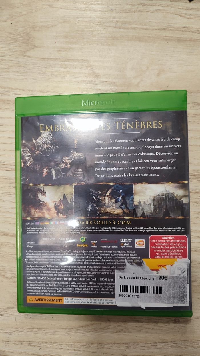 Dark souls III Xbox one - photo numéro 3