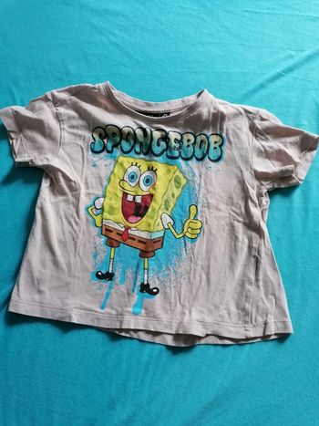T-shirt bob l'éponge 4 ans