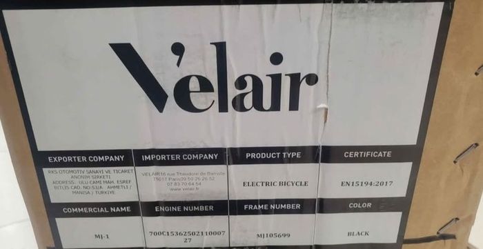 Vélo électrique VELAIR Horizon 28" Neuf jamais ouvert. - photo numéro 3