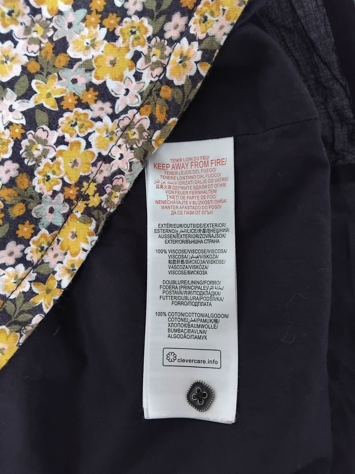 Robe 7 ans Sergent Major Fleurs manches longues Printemps 🏵 - photo numéro 5